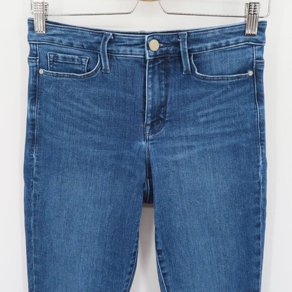Athleta Sculptek Women 2 Skinny Slim Stretch Medium Wash Blue Jeans Cotton Blend - Picture 2 of 12